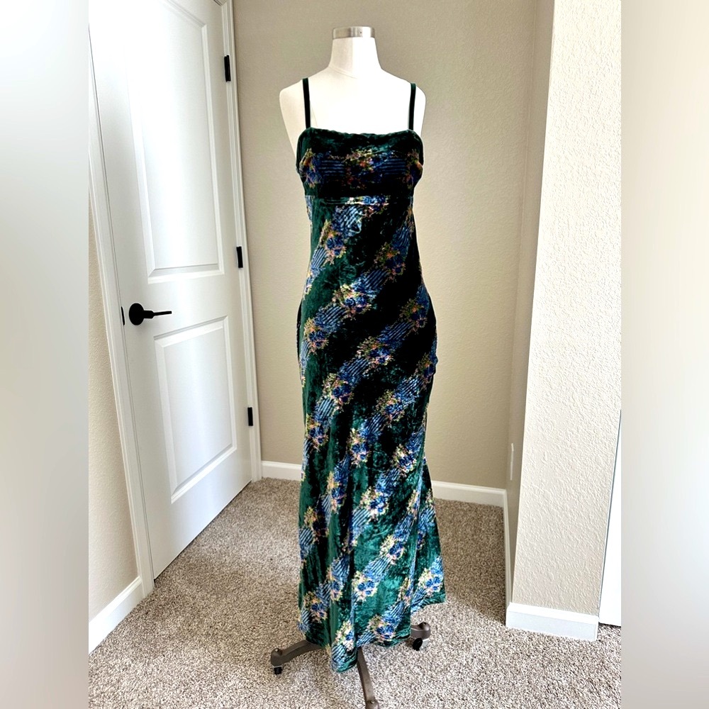 Free People Velvet dress size small - Picture 2 of 11
